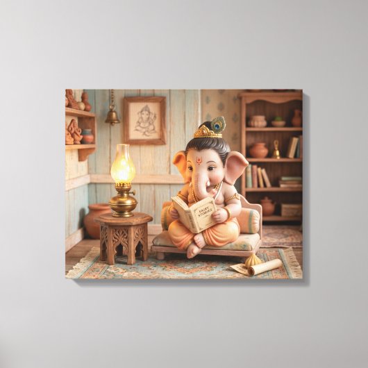 Ganesha Canvas Afdruk (Voorkant)