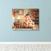 Ganesha Canvas Afdruk (Insitu (Houten vloer))