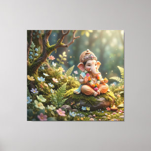 Ganesha Canvas Afdruk