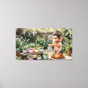Ganesha Canvas Afdruk