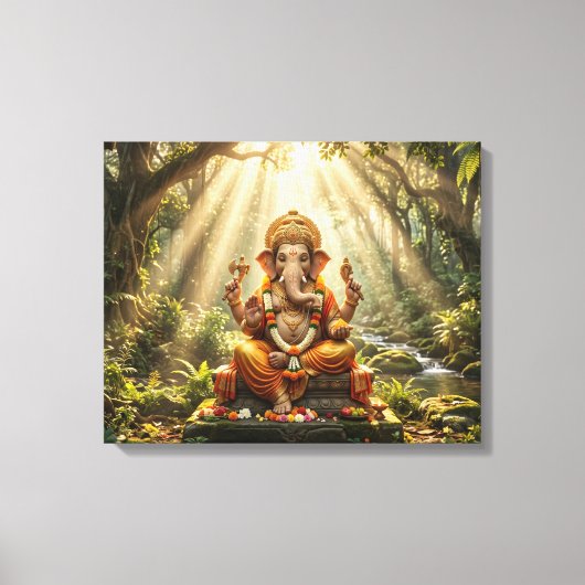 Ganesha Canvas Afdruk (Voorkant)