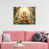 Ganesha Canvas Afdruk (Insitu (Woonkamer))
