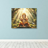 Ganesha Canvas Afdruk (Insitu (Houten vloer))