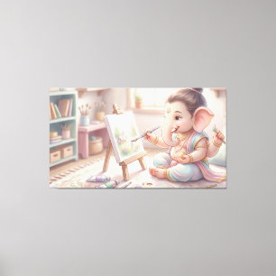 Ganesha Canvas Afdruk