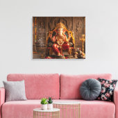 Ganesha Canvas Afdruk (Insitu (Woonkamer))