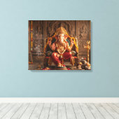 Ganesha Canvas Afdruk (Insitu (Houten vloer))