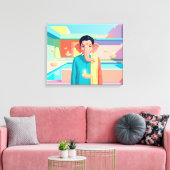 Ganesha Canvas Afdruk (Insitu (Woonkamer))
