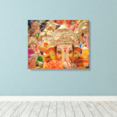 Ganesha Canvas Print (Insitu (Houten vloer))