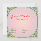 GANESHA - Carte, Salutation, Invitation (Dos)