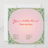 GANESHA - Carte, Salutation, Invitation (Dos)