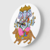 Ganesha Clock & Wall Art for Home Use Grote Klok (Hoek)