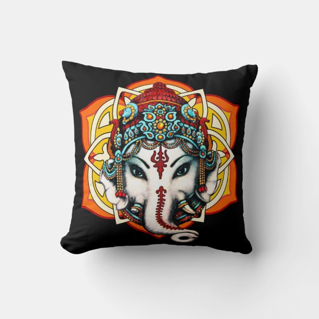 ganesha, coussin exotique (Recto)