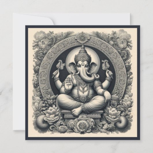 Ganesha Deity Kaart (Voorkant)
