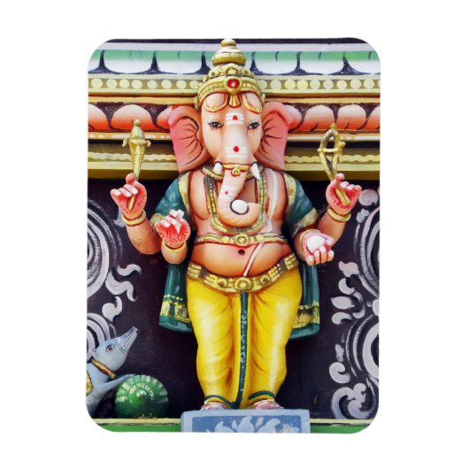Ganesha Dieu Statue Magnet photo (Vertical)