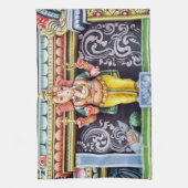 Ganesha Dieu Statue Serviette de cuisine (Vertical)