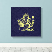 Ganesha divinité hindoue toile art mural (Insitu (Plancher de Bois))