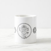 Ganesha et tasse de café de déesses (Centre)