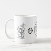 Ganesha et tasse de café de déesses (Gauche)