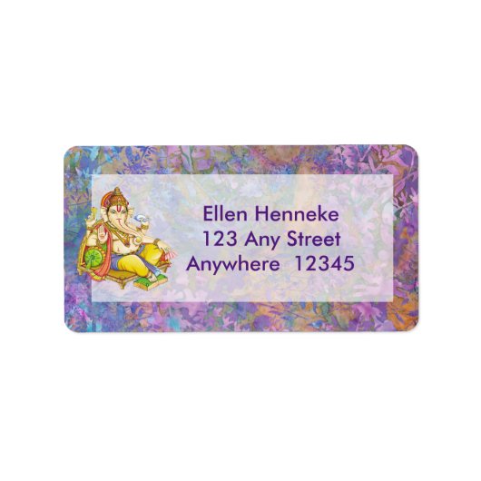 Ganesha Etiket (Voorkant)