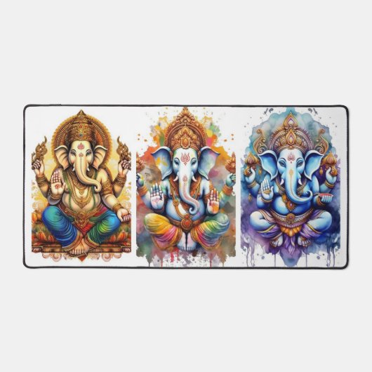 Ganesha, ganesh, ganapati verwijderen van obstakel bureaumat (Voorkant)