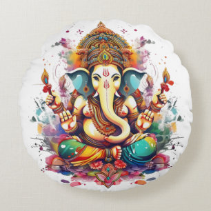 Ganesha, ganesh, ganapati verwijderen van obstakel rond kussen