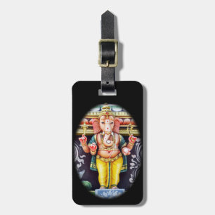 Ganesha God Statue Bagagelabel