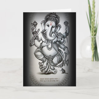 ganesha, groeten kaart