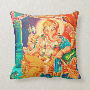 Ganesha  Hindu Deity Spritual Kussen