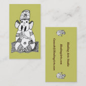 Ganesha Hindu Deity Visitekaartje (Voorkant / Achterkant)