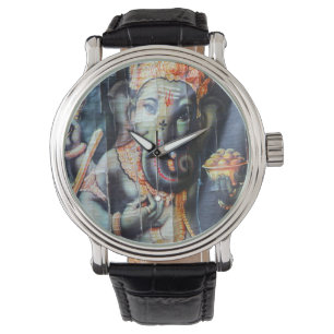 Ganesha Hindu-olifant god van succes Horloge