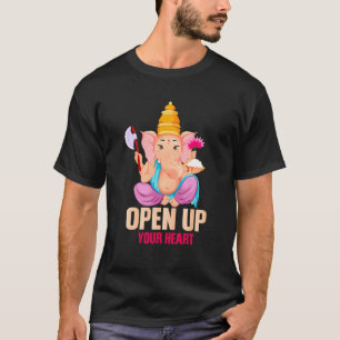 Ganesha Hinduisme Yoga Meditatie India Olifant 1 T-shirt