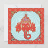 GANESHA Indian God - Carte d'invitation (Devant)