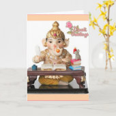 ganesha kaart (Gele Bloem)