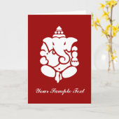 Ganesha Kaart (Gele Bloem)