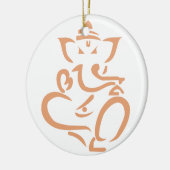 Ganesha Keramisch Ornament (Links)