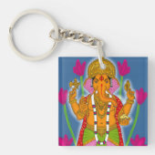 Ganesha Keychain & Devotional Keyring (Voorkant)