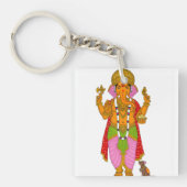 Ganesha Keychain & Devotional Keyring (Voorkant)