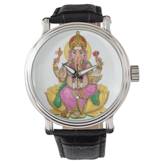 Ganesha-klok Horloge (Voorkant)