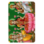 Ganesha, Lakshmi en Saraswati magneet (Verticaal)