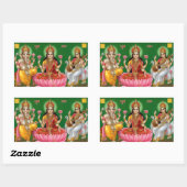Ganesha, Lakshmi, & Saraswati Stickers (Vel)