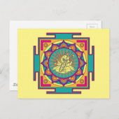 Ganesha Mandala Briefkaart (Voorkant / Achterkant)