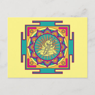Ganesha Mandala Briefkaart