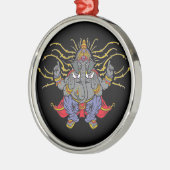 Ganesha Metalen Ornament (Links)