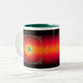 GANESHA - Mok, beker Tweekleurige Koffiemok (Voorkant links)