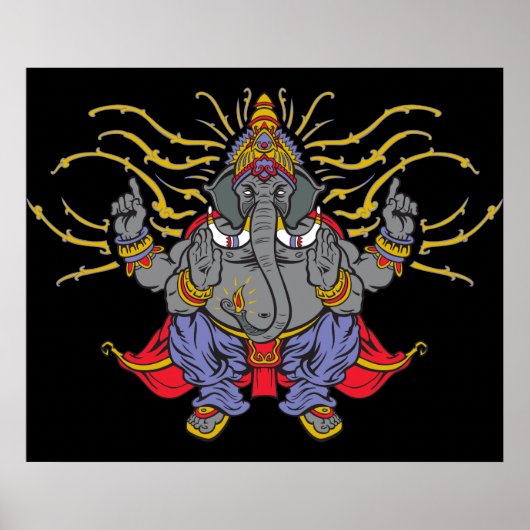 Ganesha Poster (Voorkant)