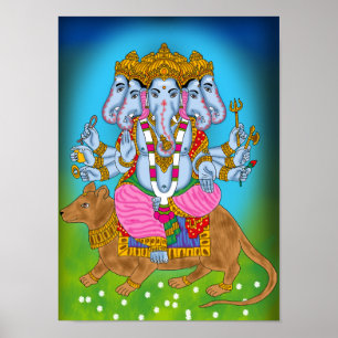 Ganesha Poster Wandkunst