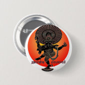 Ganesha Powered Ronde Button 5,7 Cm (Voorkant /achterkant)