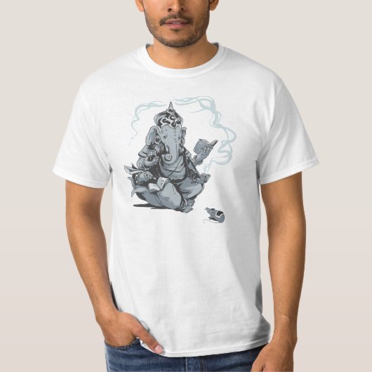 Ganesha reading t-shirt (Voorkant)