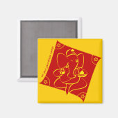 Ganesha Red Magnet (Recto/Verso)