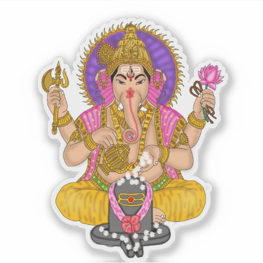 Ganesha Sticker (Devant)